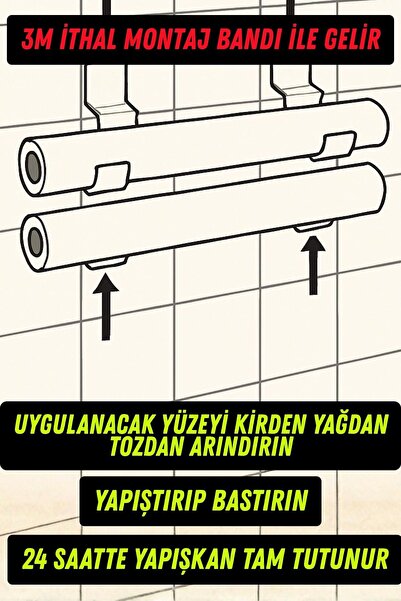 SUPERPUP STREÇ FOLYO RULO ORGANİZERİ 3 KATLI GRİ DÜZENLEYİCİ YAPIŞKANLI