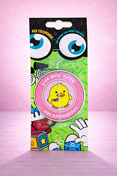 PABALAS Psikopat Civciv I'm Not Cute Tasarımlı Premıum Dekoratif Oto Kokusu V...