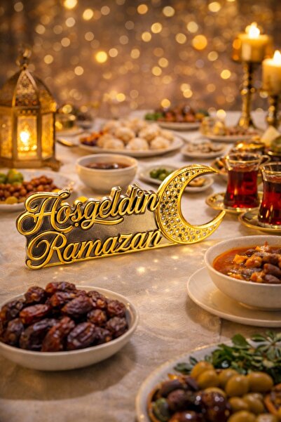 BeySüS Hoşgeldin Ramazan Epoksi Masa Süsü