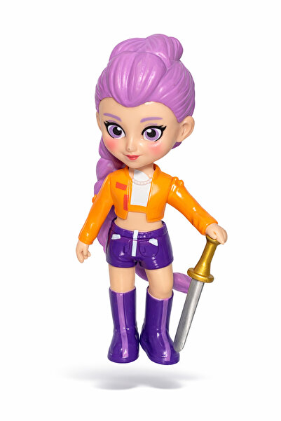 OEM Figurină drăgălașă - costum Kpop Demon Hunters Rumi film 10 cm