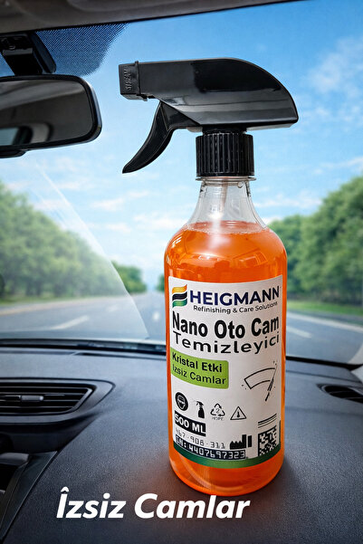 HEİGMANN oto cam silme temizleme izsiz lekesiz cam silme sıvısı nano formül