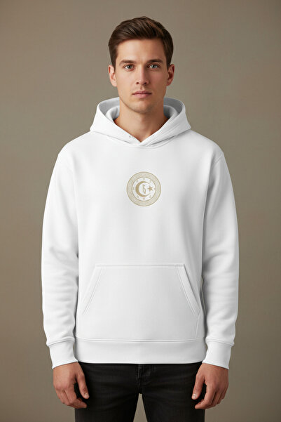 Gadali Унісекс Oversize Bozkurt Turkish Світшот з довгими рукавами та капюшоном