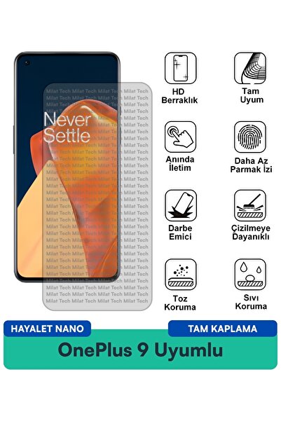 Milat Tech طبقة حماية للشاشة من OnePlus 9 Ghost Nano مقاومة للخدوش والصدمات
