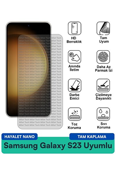 Milat Tech واقي شاشة سامسونج جالاكسي S23 جايلت نانو مقاوم للخدوش والصدمات