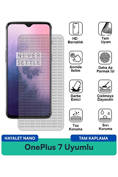 Milat Tech طبقة حماية للشاشة من OnePlus 7 Ghost Nano هي هيكل مقاوم للخدش ومرن