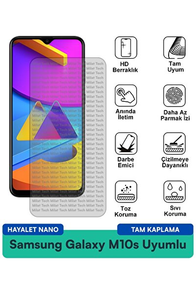 Milat Tech طبقة حماية للشاشة من سامسونج جالاكسي M10s هايلايت نانو للخصوصية وم...