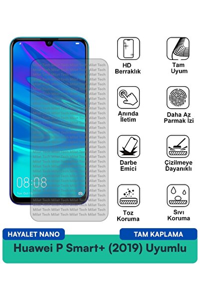 Milat Tech فيلم حماية الشاشة هواوي بي سمارت+ (2019) هايلايت نانو مقاوم للخدوش...