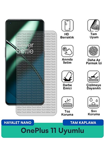 Milat Tech طبقة حماية للشاشة من OnePlus 11 Ghost Nano مقاومة للخدوش والصدمات