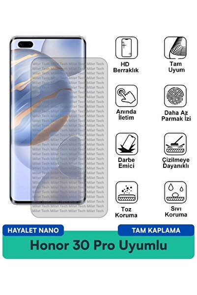 Milat Tech فيلم حماية الشاشة Honor 30 Pro Ghost Nano مقاوم للخدوش والصدمات