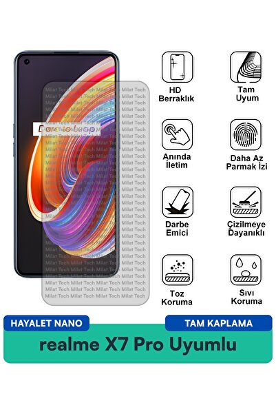 Milat Tech فيلم حماية الشاشة Realme X7 Pro Ghost Nano مقاوم للخدوش والصدمات