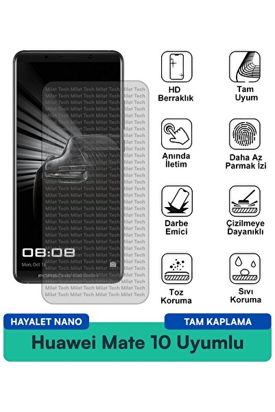 Milat Tech فيلم حماية الشاشة هواوي ميت 10 هايلايت نانو مقاوم للخدوش والصدمات