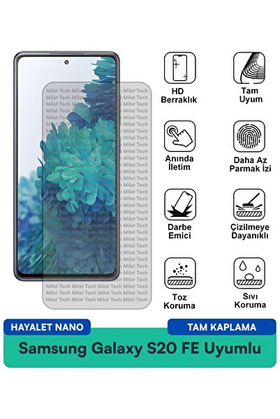 Milat Tech فيلم حماية الشاشة سامسونج جالاكسي S20 FE هايلايت نانو طويل الأمد و...