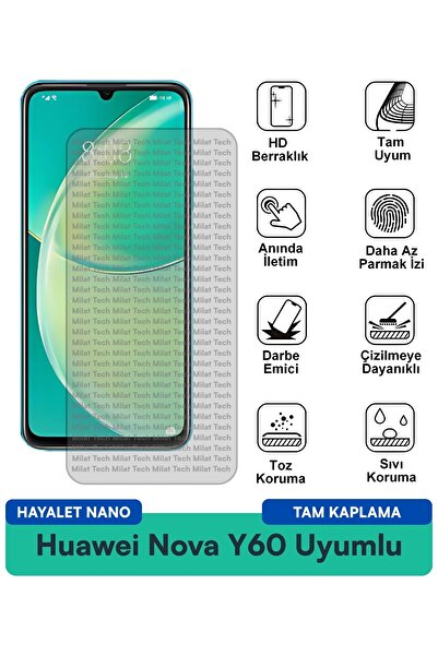 Milat Tech طبقة حماية للشاشة من هواوي نوفا Y60 هايلايت نانو مقاومة للخدوش وال...