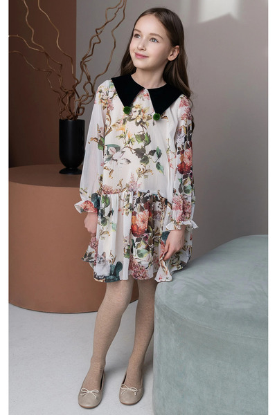 SheShe فستان بنمط قطة