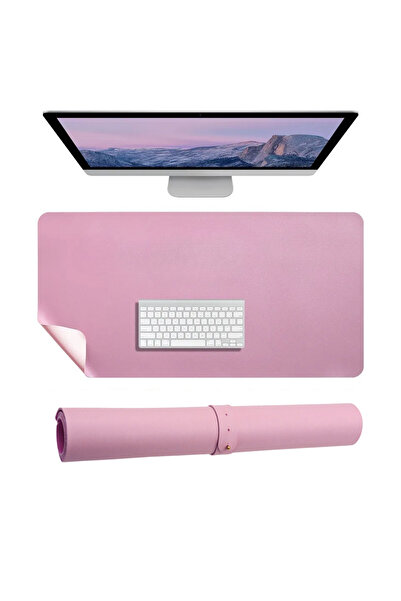 Mcstorey بساط مكتب جلدي من MousePad غير قابل للانزلاق ومتين مقاس 2 مم 90 × 45...