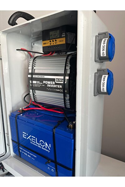 Carspa Dürüst güneş enerji 1 Kw Solar Paket Taşınabilir Sistemdir Kurulumu Yapılmış Hazır Paket