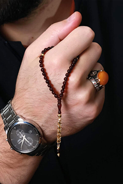 TESBİHCİBABA Finger Collection 3 Parmak Bal Damla Kehribar Tesbih