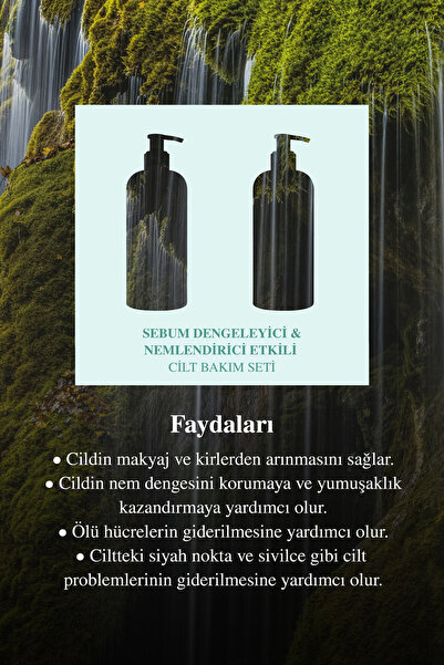 Clara Hygienics Çift Aşamalı Temizleyici Sebum Dengeleyici Vegan Yüz Ve Vücut Günlük Hijyen Seti
