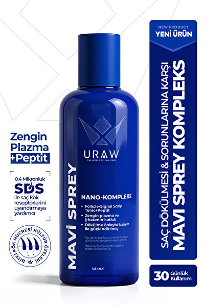 Uraw Mavi Sprey - Saç Kökü Aktivasyonunu Destekleyen Gelişmiş Kompleks
