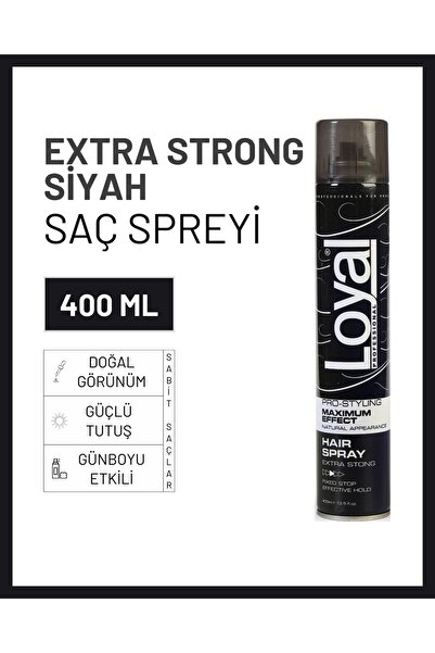 Loyal Siyah Saç Spreyi 400 Ml