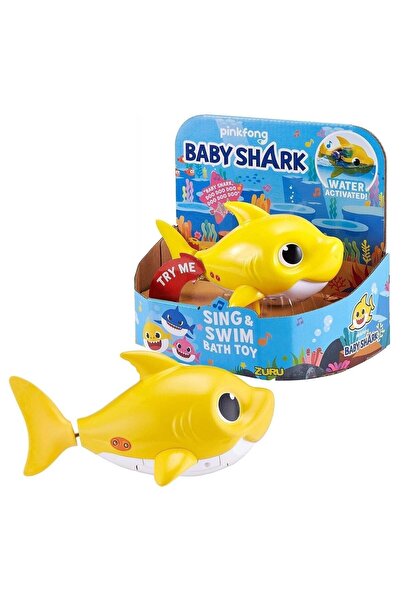 GIOCHI PREZIOSI Bah03000 Baby Shark Şarkı Söyleyen Ve Yüzen Sensörlü Figür /2...