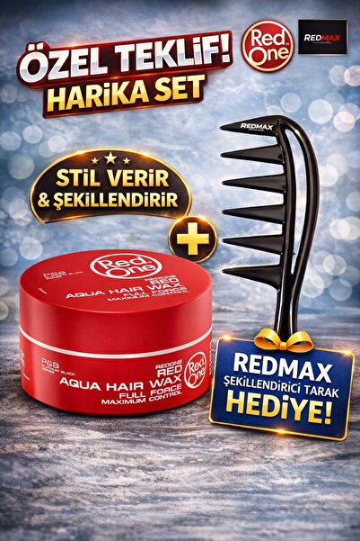 Red One Redone Aqua Wax Saç Şekillendirici Güçlü Tutuş Dogal Parlaklık Yaratı...