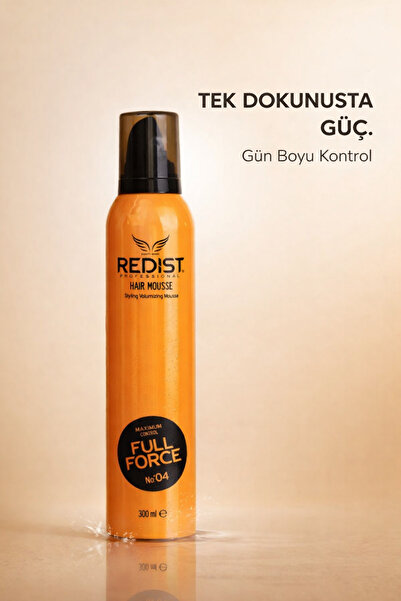 Redist Full Force Saç Şekillendirici Köpük – Sert Tutuş Ve Uzun Süreli Kalıcı...