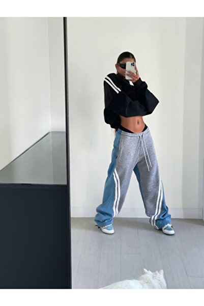 Alien 1979 Gray and Blue Jeans - Three Thread, Loose Fit