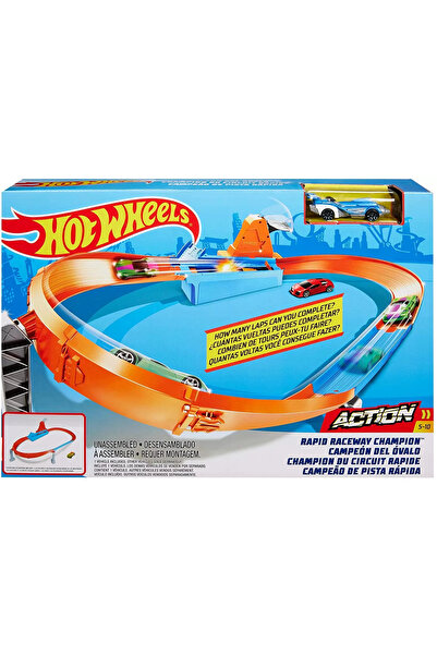 HOT WHEELS ΓΡΗΓΟΡΟ ΚΥΚΛΩΜΑ ΜΕ ΕΚΚΙΝΗΤΗΡΑ ΚΑΙ ΑΠΟΚΛΕΙΣΤΙΚΟ ΑΥΤΟΚΙΝΗΤΟ