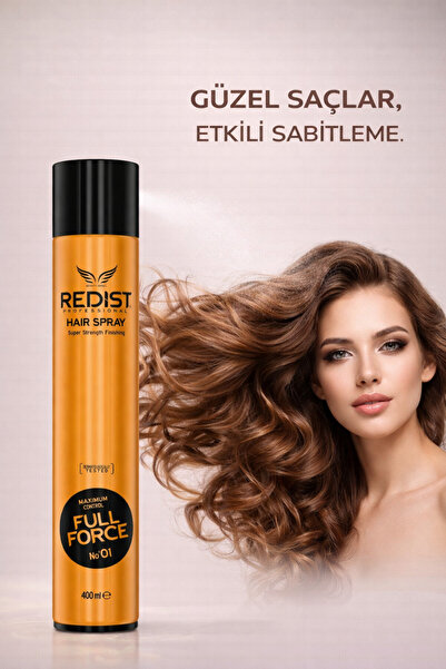 Redist Fixativ De Păr Full Force Extra Hard 400 ml Forme De Durată Pe Tot Par...