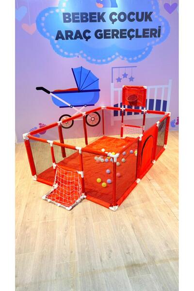 TURHANBEBE Çocuk Oyun Parkı Futbol Sahası Yürüme Öğrenme Çiti Yüksek Korumalı...