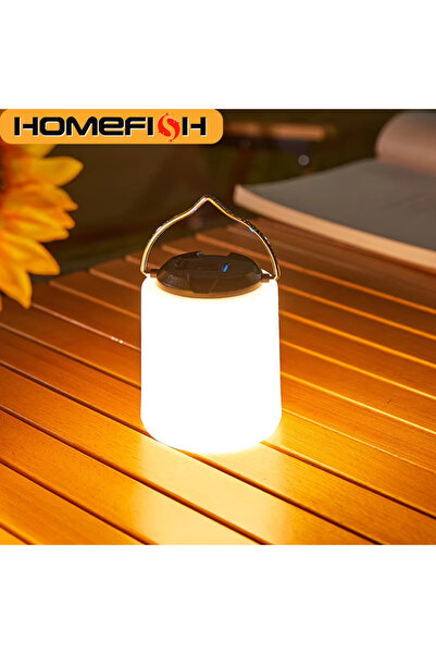 Choice مصباح يدوي للتخييم من هومفيش XF-F02، يعمل بالكهرباء، بقوة 1200 أمبير/س...