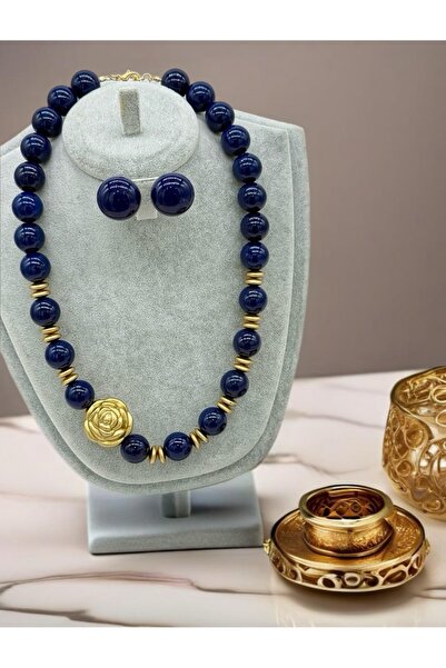 a rose jewelry Trendy Güllü Boncuk Kolye