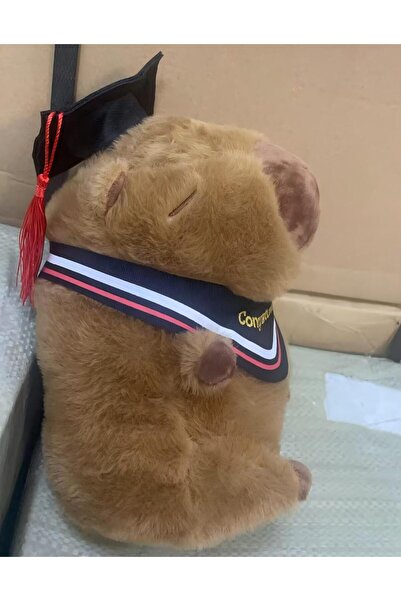 Choice كابيبارا - 23 سم 23 سم كابيبارا التخرج دمية قطيفة محشوة حيوان قبعة دكت...