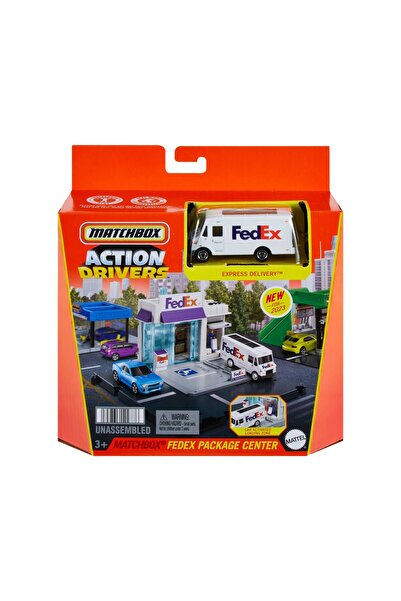 Matchbox SET ACTION DRIVERS CENTRUL DE COLETE FEDEX