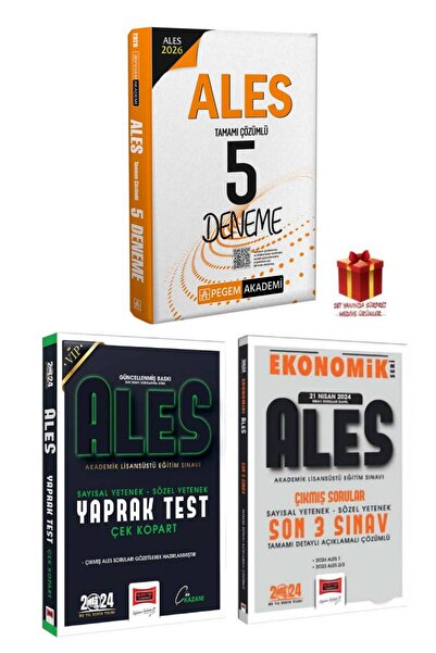 Pegem Akademi Yayıncılık 2026 Pegem Ales 5 Deneme Yargı Ales Yaprak Yargı Ale...