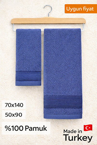 BAMİROSE 50x90-70x140 CM AMORE BATH 2'Lİ BANYO HAVLU TAKIMI, PLAJ HAVLUSU, HA...