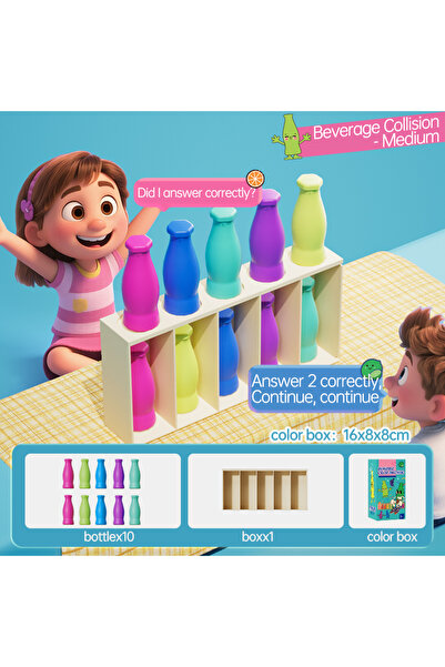 Choice عبوة صغيرة. خمن الألوان، استمتع بلعبة مطابقة الألوان الممتعة، تحدَّ ال...