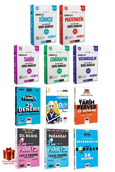 Pegem Akademi Yayıncılık 2026 Pegem KPSS Ezberbozan Soru Bankası Seti+Yargı K...