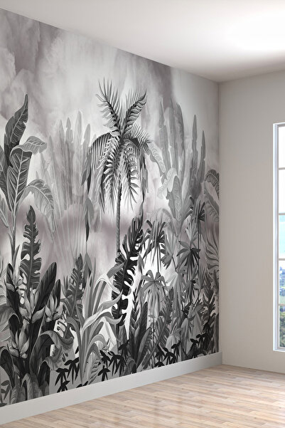 dreamwall Tropik Orman Desenli Yırtılmaz Slinebilir Tekstil Duvar Kağıdı