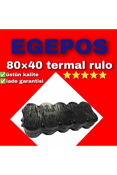 hamle 80x40 Adisyon Termal Pos Rulosu 10 Lu Beyaz