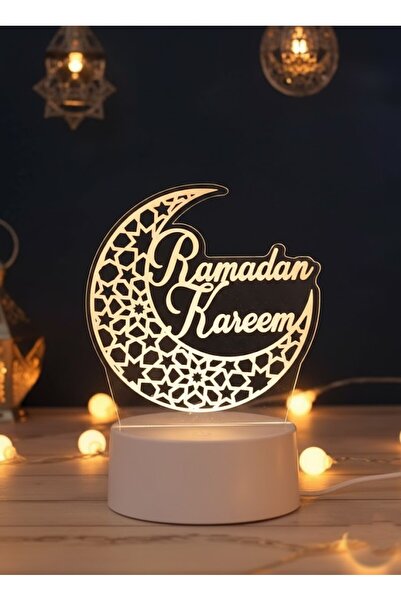 Generic USB operate 3D Creative Visualization LED Night Light Ramadan Kareem ...