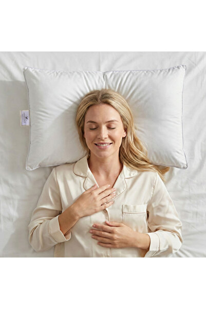 Penelope Tüy Geçirmez Kaz Tüyü Yastık - Dove Firm Serisi