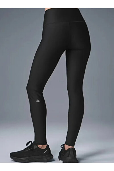 Alo بنطال ضيق ناعم عالي الخصر بطول 7/8