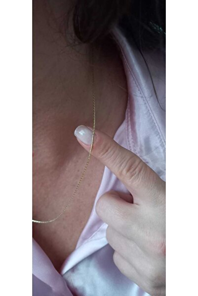 XUPING JEWELRY Zarif İnce Zincir 14 K