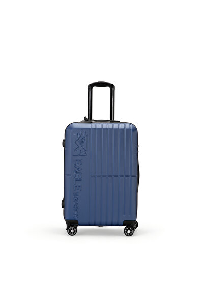 EAGLE EXPRESS عربة نقل صلبة من أورا مقاس 24 بوصة - زرقاء - مقاومة للصدمات - غ...