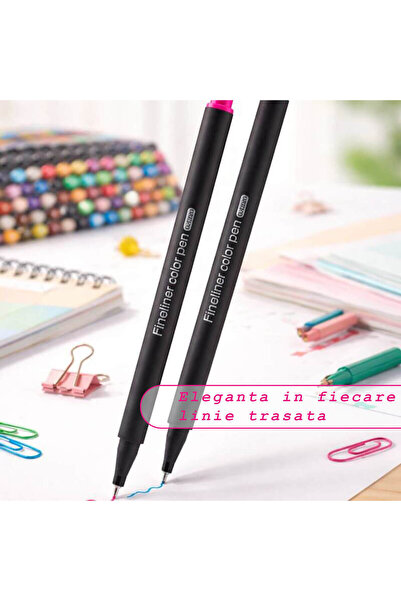 SOFIEV Set 100 Finelinere Sofiev, 0.4 mm, culori vibrante, organizare ușoară,...