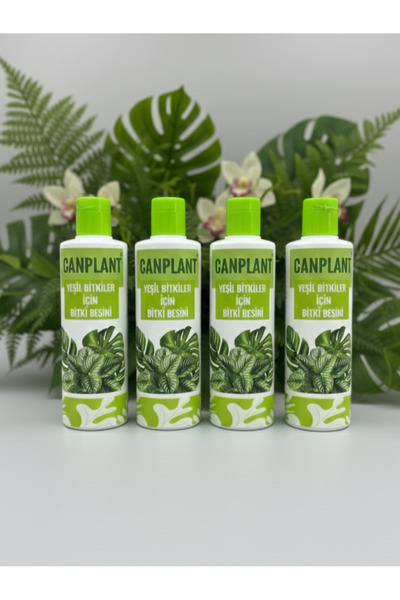 CANPLANT BİTKİ BESİNİ 4 LÜ YEŞİL YAPRAKLI BİTKİLER İÇİN