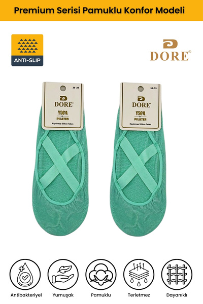 Dore Original Women's Non-Slip Sole Pilates Yoga Dance Ballet Anti-Slip Socks...