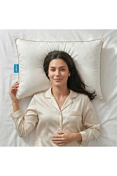 OTHELLO Pamuk Kumaş Jakarlı Çeyizlik Yastık 50x70 Cm